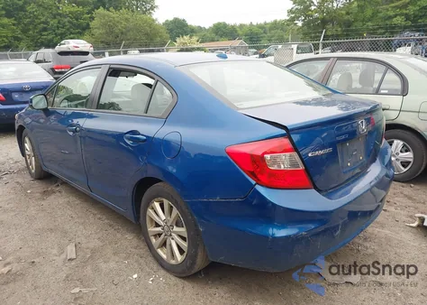 2012 Honda Civic Ex-L from USA, damaged, VIN 19XFB2F93CE339904